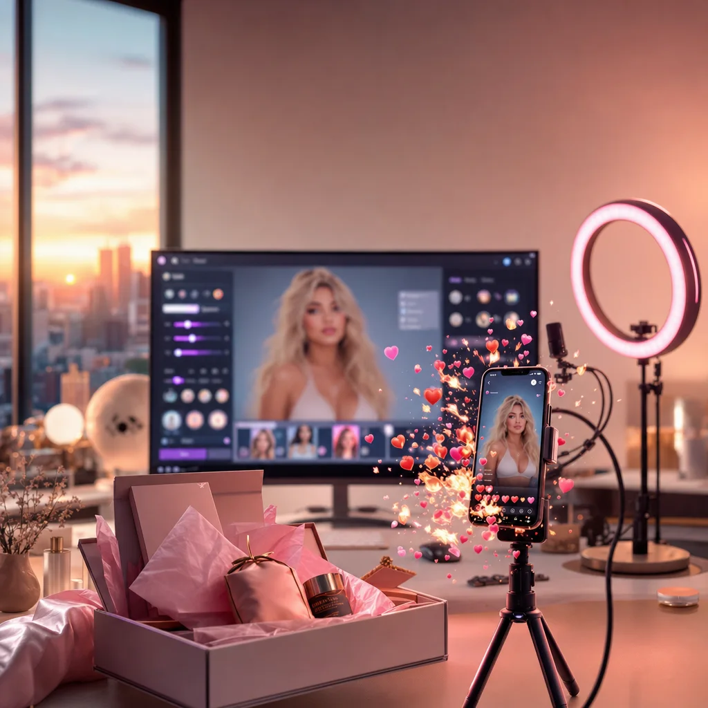 AI influencer that sells